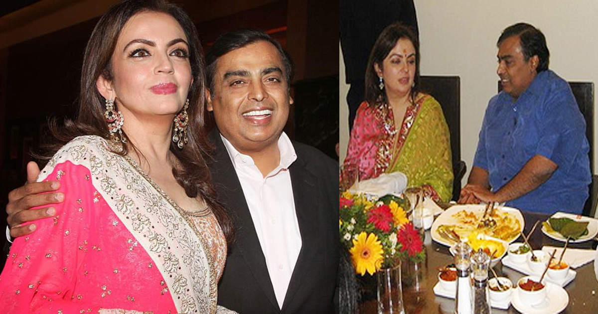 Mukesh and nita ambani Favorite food